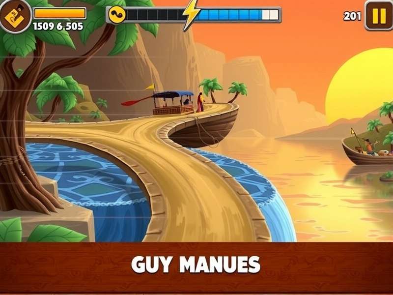 Krishna River Adventure Run gameplay screenshot